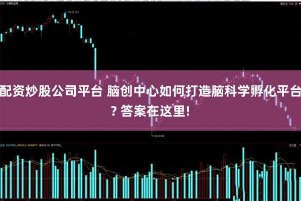 配资炒股公司平台 脑创中心如何打造脑科学孵化平台? 答案在这里!