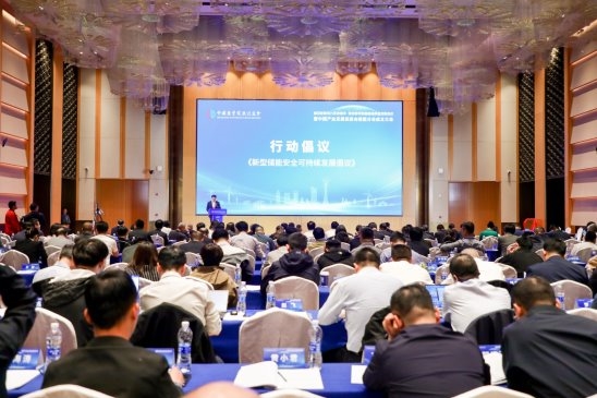 10倍杠杆配资 海辰储能庞文杰出席中促会储能分会成立大会并作行业行动倡议发布