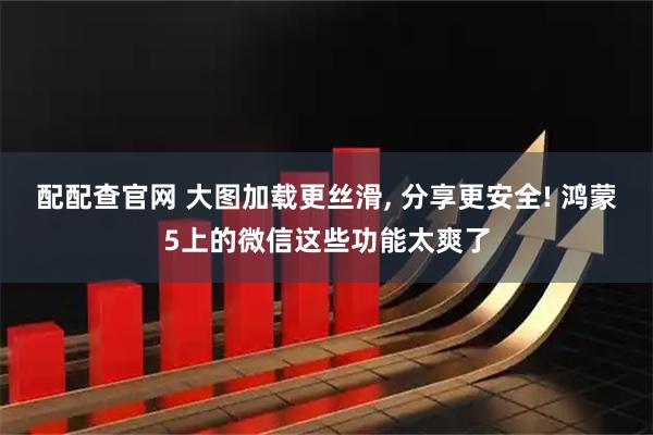 配配查官网 大图加载更丝滑, 分享更安全! 鸿蒙5上的微信这些功能太爽了